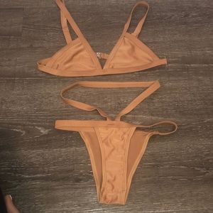 Copper color bikini